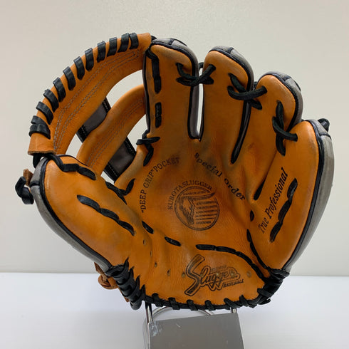 久保田スラッガー KUBOTA SLUGGER 軟式 大人 一般 内野手用 グローブ グラブ 右投げ オーダー 中古品 野球 8418