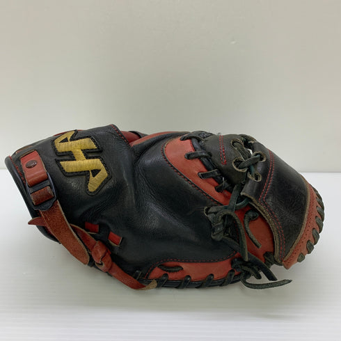 ハタケヤマ HATAKEYAMA TH-SH62 軟式 大人 一般 キャッチャーミット 捕手 グローブ グラブ 右投げ 中古品 野球 9028