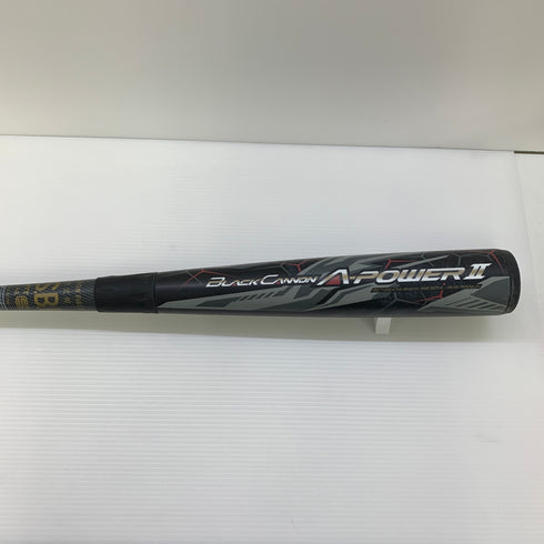 ゼット ZETT ブラックキャノン 軟式 大人 一般 FRP製バット BCT35474 ケース付き 野球 6942