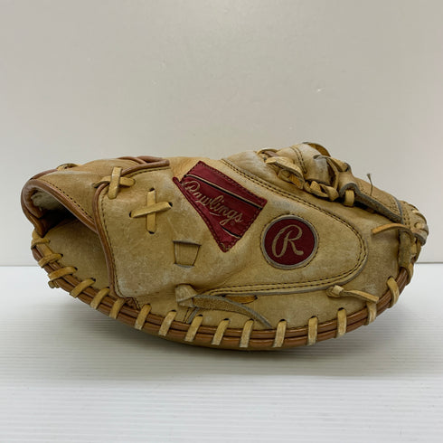 ローリングス Rawlings 軟式 大人 一般 キャッチャーミット 捕手 グローブ グラブ 右投げ RMC-800 中古品 野球 7939