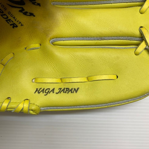 中古品 ミズノ MIZUNO ミズノプロオーダー 硬式 投手グローブ HAGA 刺繍有り 4857