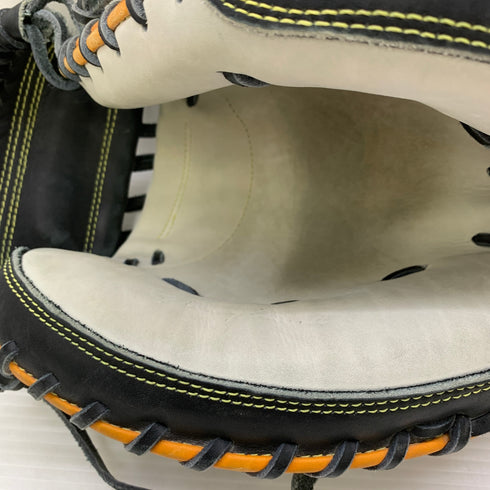ミズノ MIZUNO ミズノプロ 軟式 大人 一般 キャッチャーミット 捕手 グローブ グラブ 右投げ 中古品 野球 7643