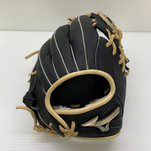 ミズノ MIZUNO グローバルエリート Global Elite 1AJGS34413 軟式 大人 一般 内野手用 グローブ グラブ 右投げ 中古品 グローブ袋付き 野球 9108