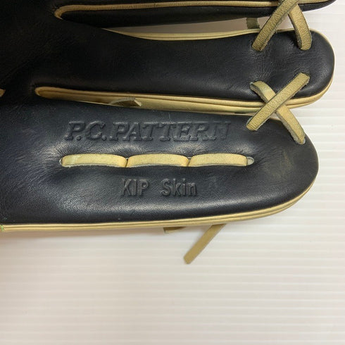 中古品 ゼット ZETT プロステイタス オーダー 硬式 外野手用グローブ KIP SKIN 刺繍有り 4675