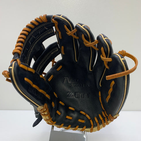 ゼット ZETT ネオステイタス 軟式 大人 一般 オールラウンド グローブ グラブ 右投げ BRGB31130 中古品 野球 6149