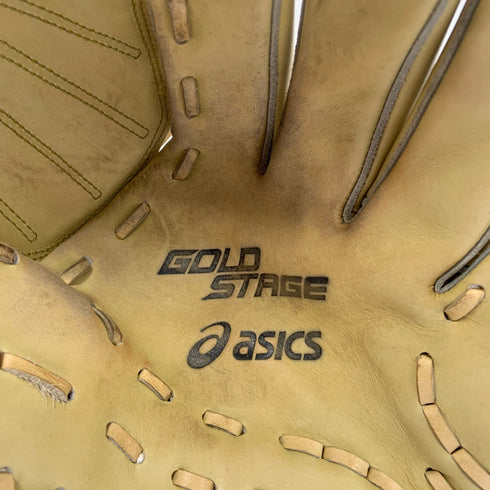 アシックス asics ゴールドステージ 軟式 大人 一般 投手用 グローブ ピッチャー グラブ 右投げ BGR5LQ 中古品 野球 7246