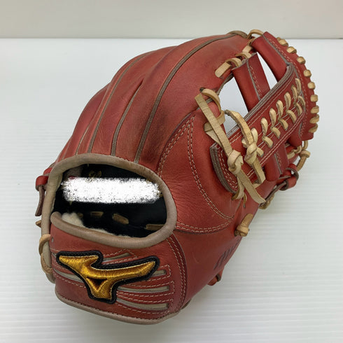 ミズノ MIZUNO ミズノプロ mizunopro HAGAJAPAN 軟式 大人 一般 内野手用 グローブ グラブ 右投げ オーダー 中古品 野球 9369