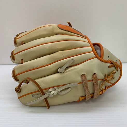 MUJI GLOVE 硬式 大人 一般 内野手用 グローブ グラブ 右投げ 中古品 野球 7688