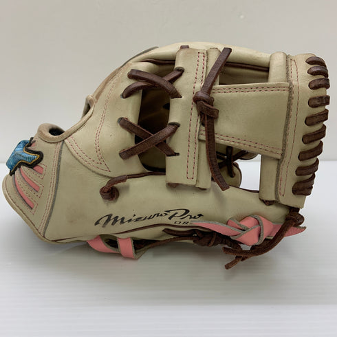 ミズノ MIZUNO ミズノプロ mizunopro ソフトボール用 大人 一般 内野手用 グローブ グラブ 右投げ オーダー 中古品 野球 9005
