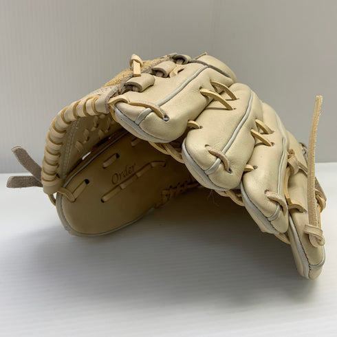 ジームス Zeems 硬式 大人 一般 投手用 グローブ ピッチャー グラブ 右投げ オーダー 中古品 グローブ袋付き 野球 1281