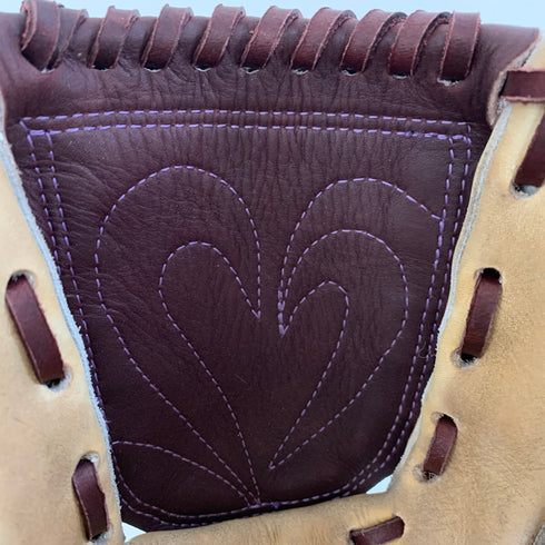 心グラブ 硬式 大人 一般 投手用 グローブ ピッチャー グラブ 右投げ 中古品 野球 7954
