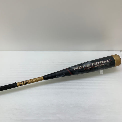 ゼット ZETT モンスターブラックキャノン 軟式 大人 一般 FRP製バット BCT31384 ミドルバランス 中古 野球 7780
