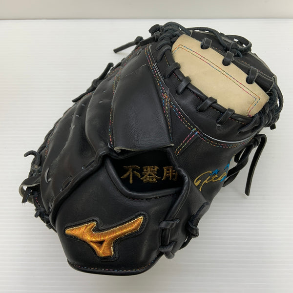 ミズノ MIZUNO ミズノプロ オーダー HAGAJAPAN 硬式 大人 一般 キャッチャーミット 捕手 グローブ グラブ 右投げ 中古品 野球 6701