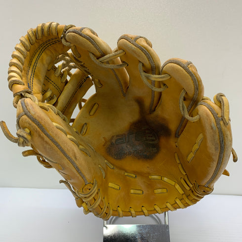 ヘキサスポーツ XAREA 硬式 大人 一般 内野手用 グローブ グラブ 右投げ 中古品 野球 1118