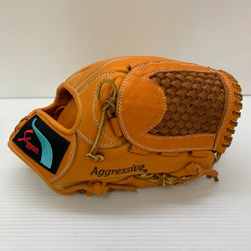 久保田スラッガー KUBOTA SLUGGER 軟式 大人 一般 内野手用 グローブ グラブ 右投げ EGS-90 KSN-24MS 中古品 野球 7889