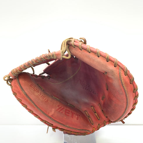 ゼット ZETT BRCB31812 軟式 大人 一般 キャッチャーミット 捕手 グローブ グラブ 右投げ 中古品 野球 1499