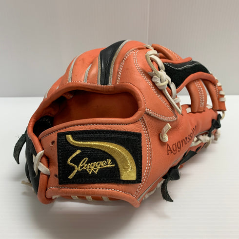久保田スラッガー KUBOTA SLUGGER オーダー 軟式 大人 一般 内野手用 グローブ グラブ 右投げ 中古品 グローブ袋付き 野球 8366