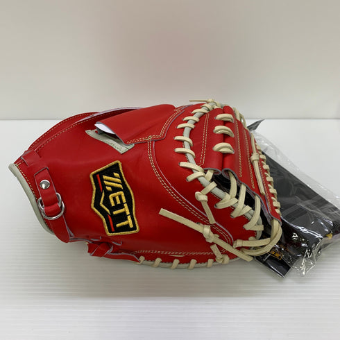 ゼット ZETT プロステイタス 軟式 大人 一般 キャッチャーミット 捕手 グローブ グラブ 右投げ BRCB30222S タグ付き グローブ袋付き 野球 6208