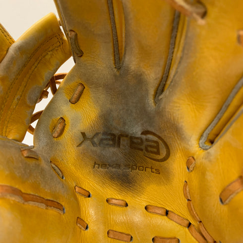 ヘキサスポーツ HEXA 軟式 大人 一般 内野手用 グローブ グラブ 右投げ 中古品 野球 9127