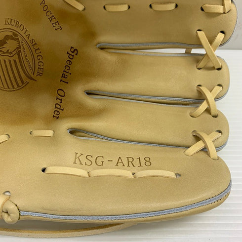 久保田スラッガー KUBOTA SLUGGER 硬式 大人 一般 投手用 グローブ ピッチャー グラブ 右投げ KSG-AR18 中古品 野球 5889