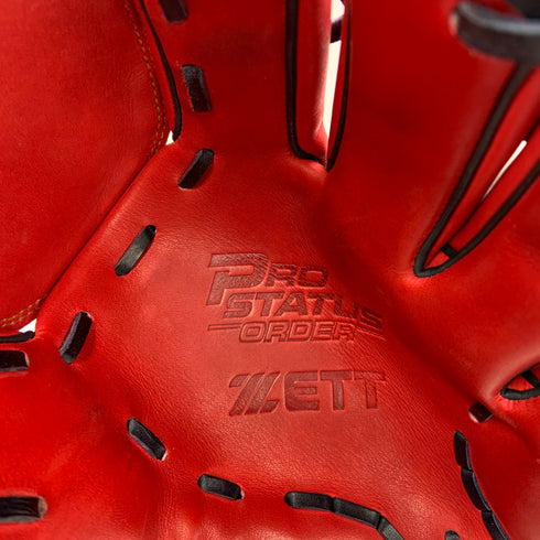 ゼット ZETT プロステイタス 軟式 大人 一般 投手用 グローブ ピッチャー グラブ 右投げ BGRPRO 中古品 グローブ袋付き 野球 7270
