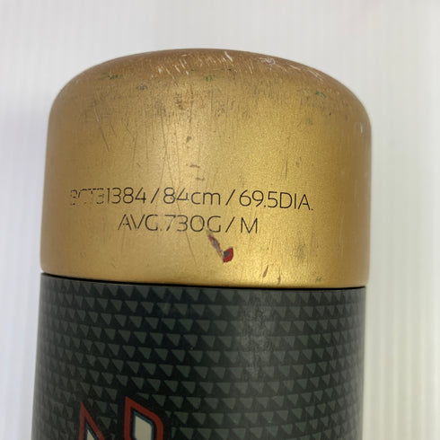 ゼット ZETT モンスターブラックキャノン 軟式 大人 一般 FRP製バット BCT31384 ミドルバランス 中古 野球 7780