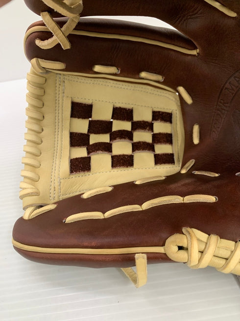 中古品 アサダスポーツ オーダー 硬式 内野手用 グローブ 刺繍入り 3877