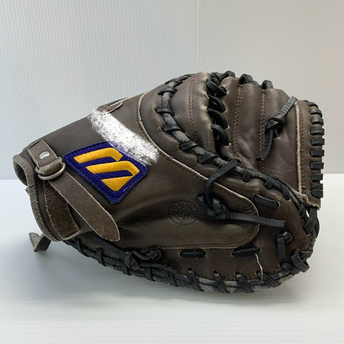 ミズノ MIZUNO ワールドウィン ソフトボール用 大人 一般 キャッチャーミット 捕手 グローブ グラブ 右投げ 中古品 野球 8746