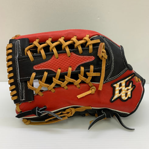 ハイゴールド HI-GOLD プロフェッショナル 硬式 大人 一般 外野手用 グローブ グラブ 左投げ オーダー 中古品 野球 8607
