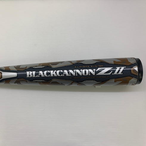 ゼット ZETT ブラックキャノンZⅡ 軟式 大人 一般 FRP製バット BCT35924 中古 ケース付き 野球 8149
