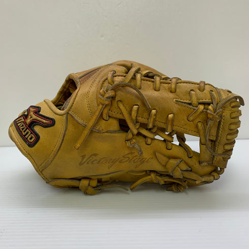 ミズノ MIZUNO ビクトリーステージ 硬式 大人 一般 内野手用 グローブ グラブ 右投げ オーダー 中古品 野球 9036