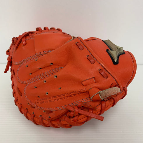 ミズノ MIZUNO グローバルエリート 少年軟式 子ども キャッチャーミット 捕手 グローブ グラブ 右投げ 1AJCY20100 中古品 野球 6861