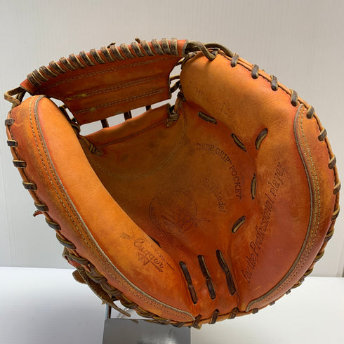 久保田スラッガー KUBOTA SLUGGER 硬式 大人 一般 キャッチャーミット 捕手 グローブ グラブ 右投げ KCSM 中古品 野球 7009