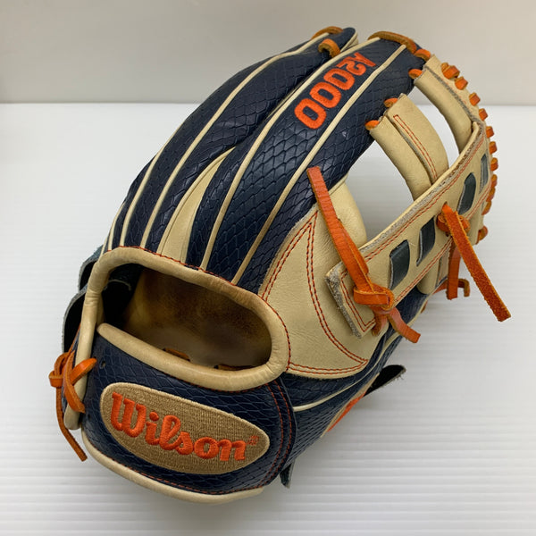 ウィルソン Wilson A2000 JA27 硬式 大人 一般 内野手用 グローブ グラブ 右投げ 中古品 野球 8432