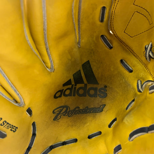 アディダス adidas プロフェッショナル B1720 硬式 大人 一般 投手用 グローブ ピッチャー グラブ 左投げ 中古品 グローブ袋付き 野球 9278