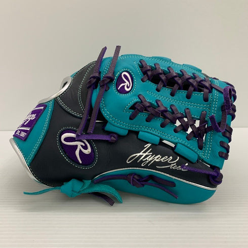 中古品 ローリングス Rawlings ハイパーテック 軟式 オールラウンド用グローブ GR4HTCN55W 4893
