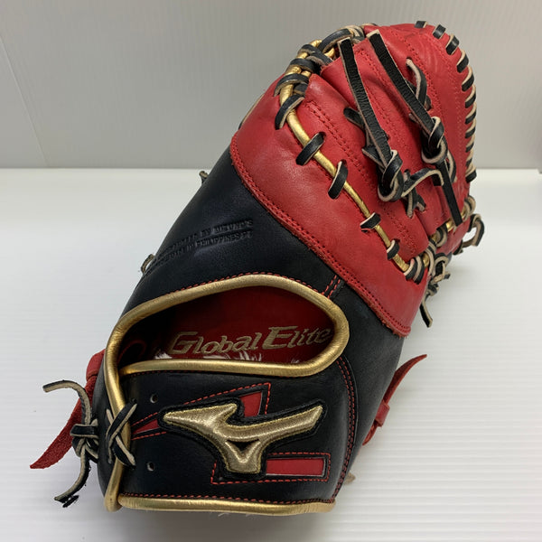 ミズノ MIZUNO グローバルエリート 軟式 大人 一般 ファーストミット 一塁手 グローブ グラブ 右投げ 1AJFR27300 中古品 グローブ袋付き 野球 7226
