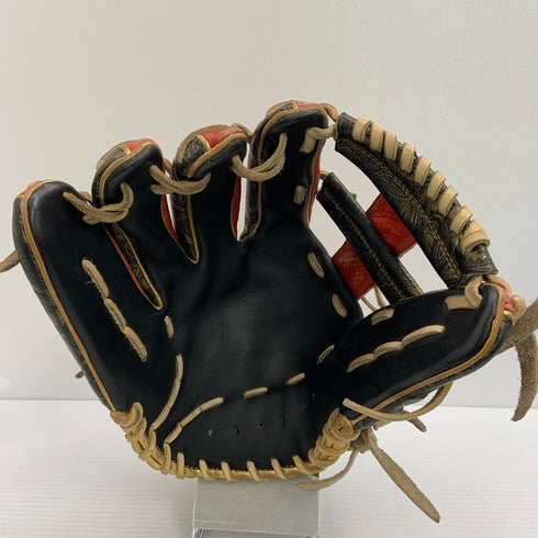 中古品 アバターグラブ AVATARGLOVE パラマウントスポーツ 硬式 内野手用グローブ 刺繍入り ペイズリー柄 左投げ 3971