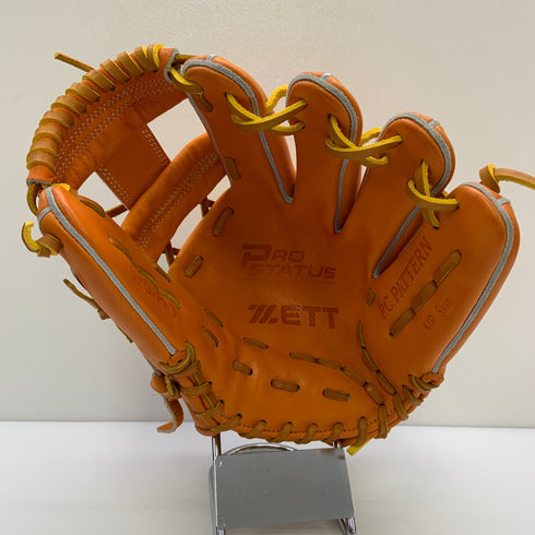 ゼット ZETT プロステイタス PROSTATUS BRG-PRO 硬式 大人 一般 内野手用 グローブ グラブ 右投げ オーダー 中古品 野球 9249