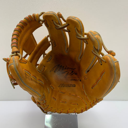 ミズノ MIZUNO ミズノプロ mizunopro 軟式 大人 一般 内野手用 グローブ グラブ 右投げ オーダー 中古品 野球 8825