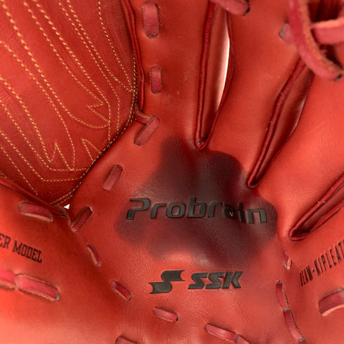 エスエスケイ SSK プロブレイン 硬式 大人 一般 投手用 グローブ ピッチャー グラブ 右投げ 中古品 野球 6441