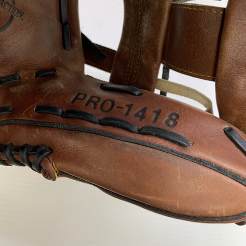 ハタケヤマ HATAKEYAMA PRO-1418 硬式 大人 一般 外野手用 グローブ グラブ 左投げ 中古品 野球 8678