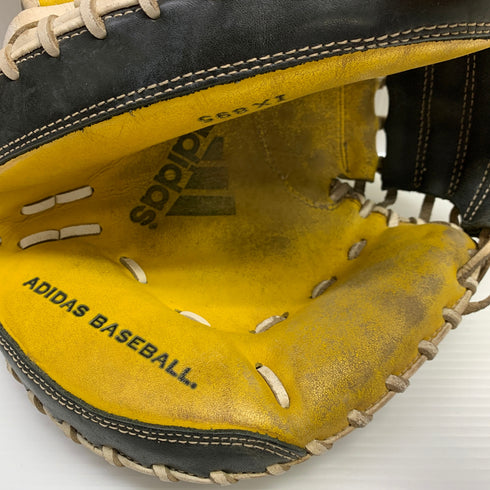アディダス adidas 軟式 大人 一般 キャッチャーミット 捕手 グローブ グラブ 右投げ IX895 中古品 野球 7782