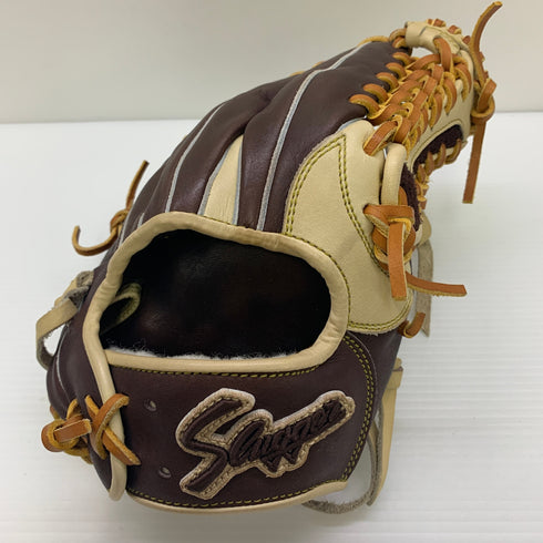 久保田スラッガー KUBOTA SLUGGER KSN-M00 軟式 大人 一般 内野手用 グローブ グラブ 右投げ 中古品 野球 9168