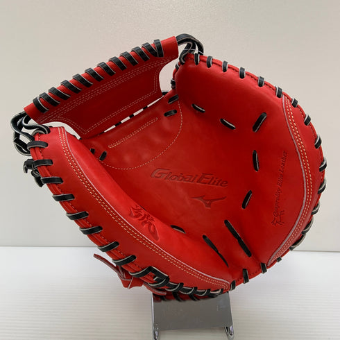 ミズノ MIZUNO グローバルエリート 硬式 大人 一般 キャッチャーミット 捕手 グローブ グラブ 右投げ 1AJCH28320 タグ付き グローブ袋付き 野球 7408