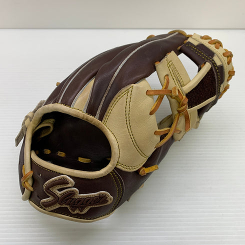 久保田スラッガー KUBOTA SLUGGER 軟式 大人 一般 内野手用 グローブ グラブ 右投げ KSN-BR1 中古品 野球 8023