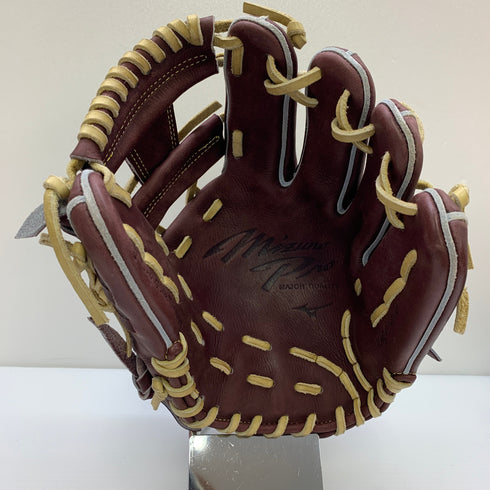 ミズノ MIZUNO ミズノプロ mizunopro HAGAJAPAN 1AJGH33203 硬式 大人 一般 内野手用 グローブ グラブ 右投げ 中古品 グローブ袋付き 野球 8445