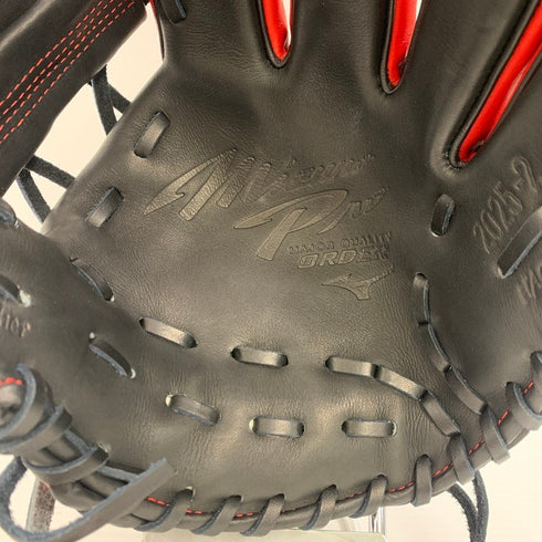 中古品 ミズノ MIZUNO ミズノプロ オーダー 硬式 内野手用グローブ 坂本勇人型 HAGAJAPAN 刺繍有り 4557