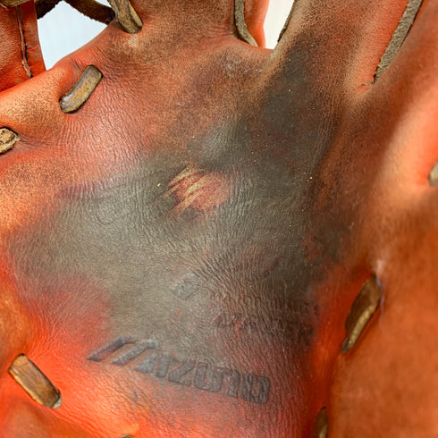 ミズノ MIZUNO ミズノプロ mizunopro HAGAJAPAN 耕作印 硬式 大人 一般 外野手用 グローブ グラブ 右投げ オーダー 中古品 グローブ袋付き 野球 8536