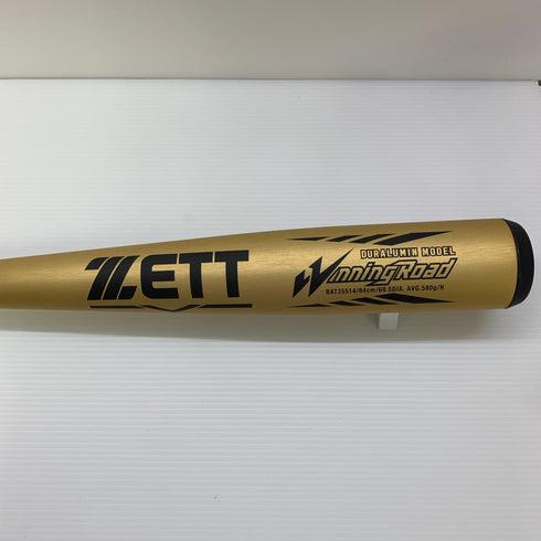 ゼット ZETT WINNINGROAD 軟式 大人 一般 金属製バット BAT35514 トップバランス 中古 野球 7851